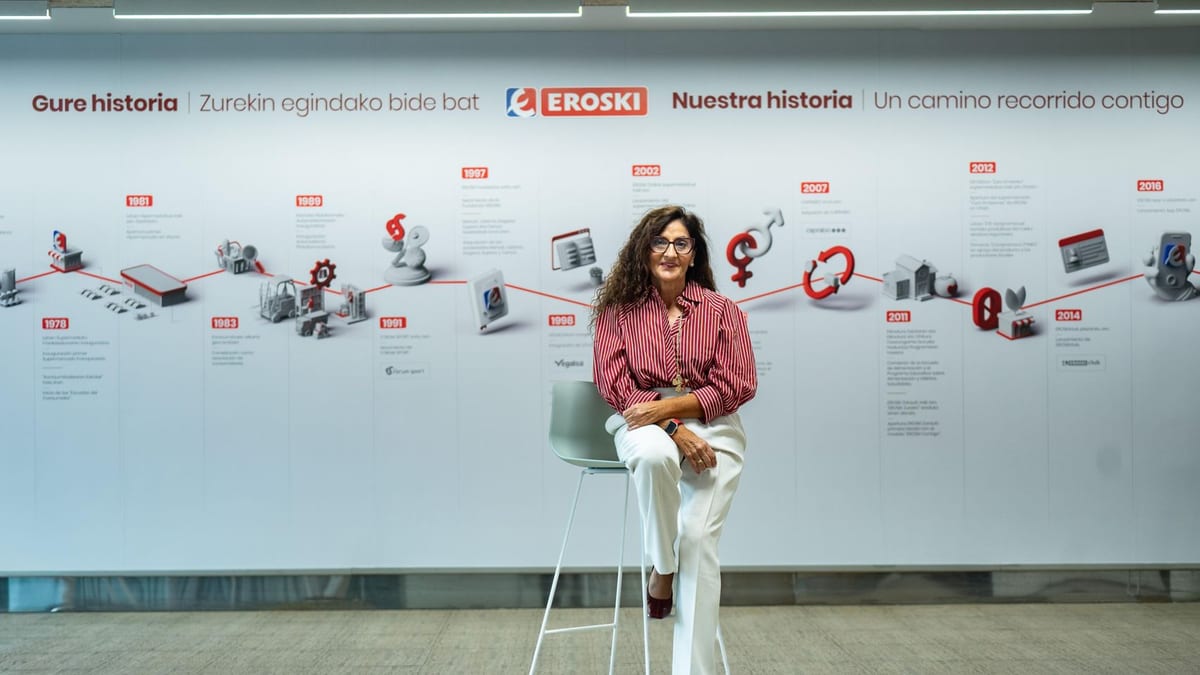 Fotografía que ilustra la noticia: La marca blanca de Eroski alcanza el 36,6% de la facturación y la cooperativa prepara su 50 aniversario