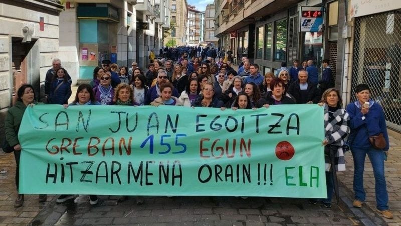 Fotografía que ilustra la noticia: Las residencias de Gipuzkoa amplían un mes la huelga por el bloqueo de la negociación colectiva